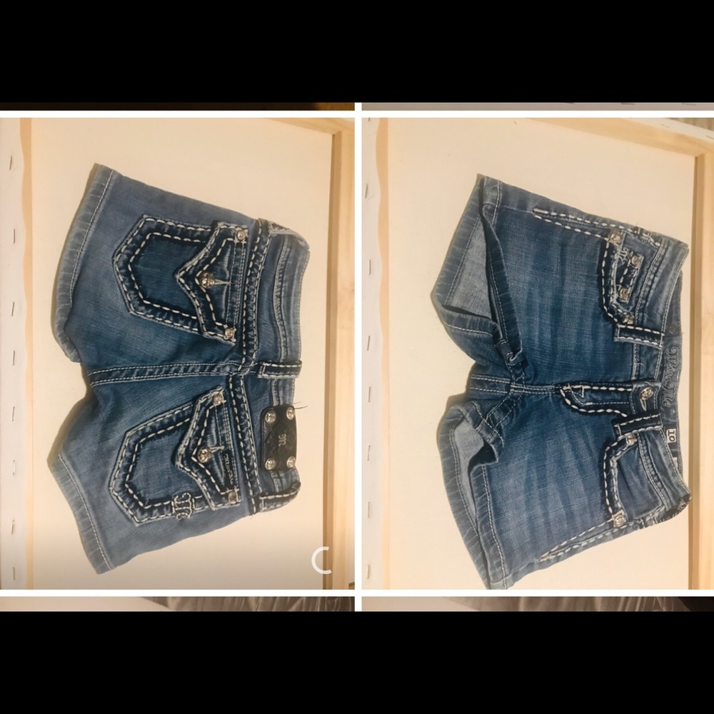 Girls Sz 10 miss me shorts.